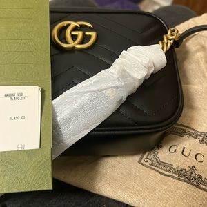 Brand new Gucci bag. Never worn. Still have the receipt